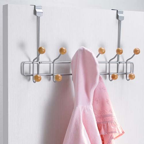 Over Door Hook With Wooden Balls
