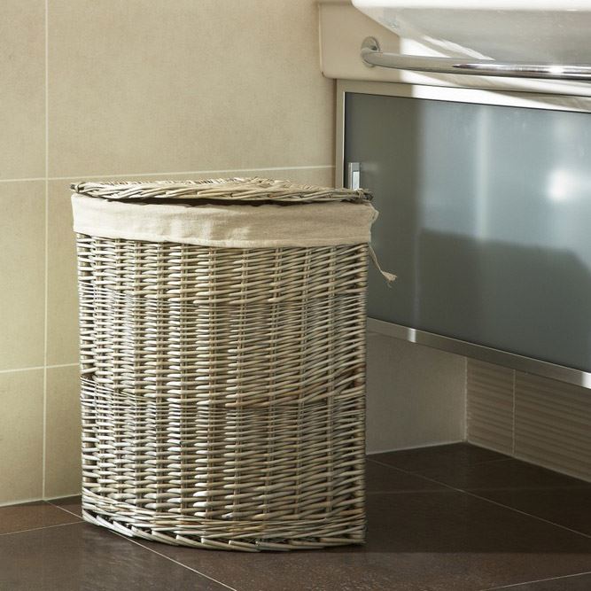 Corner Laundry Basket - Antique Wash - Not A Boring Box