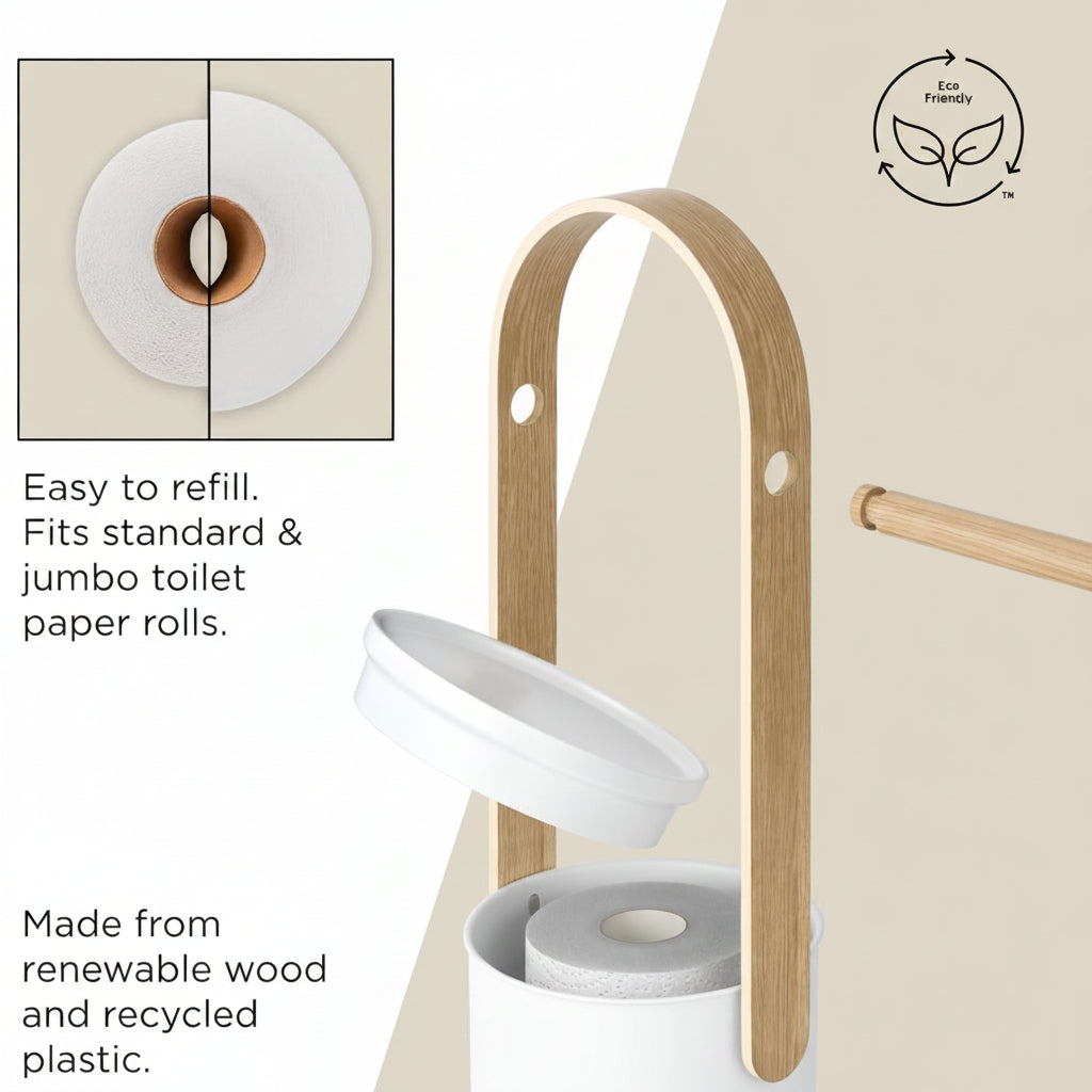 Bellwood Toilet Paper Holder & Reserve