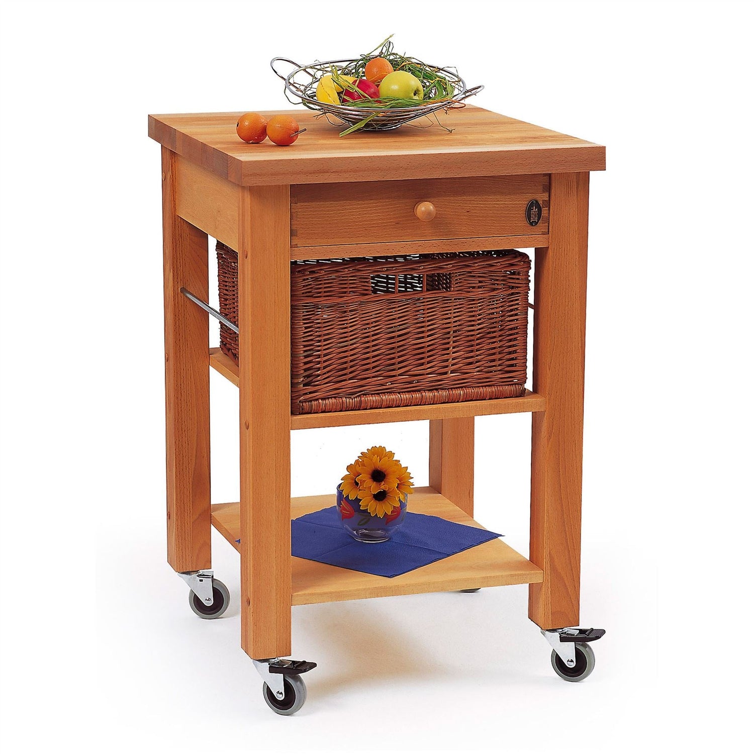 Lambourn 1 Drawer Kitchen Trolley