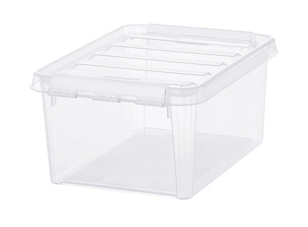 Smartstore™ Classic 8L Clear Plastic Storage Box With Lid - Not A Boring Box