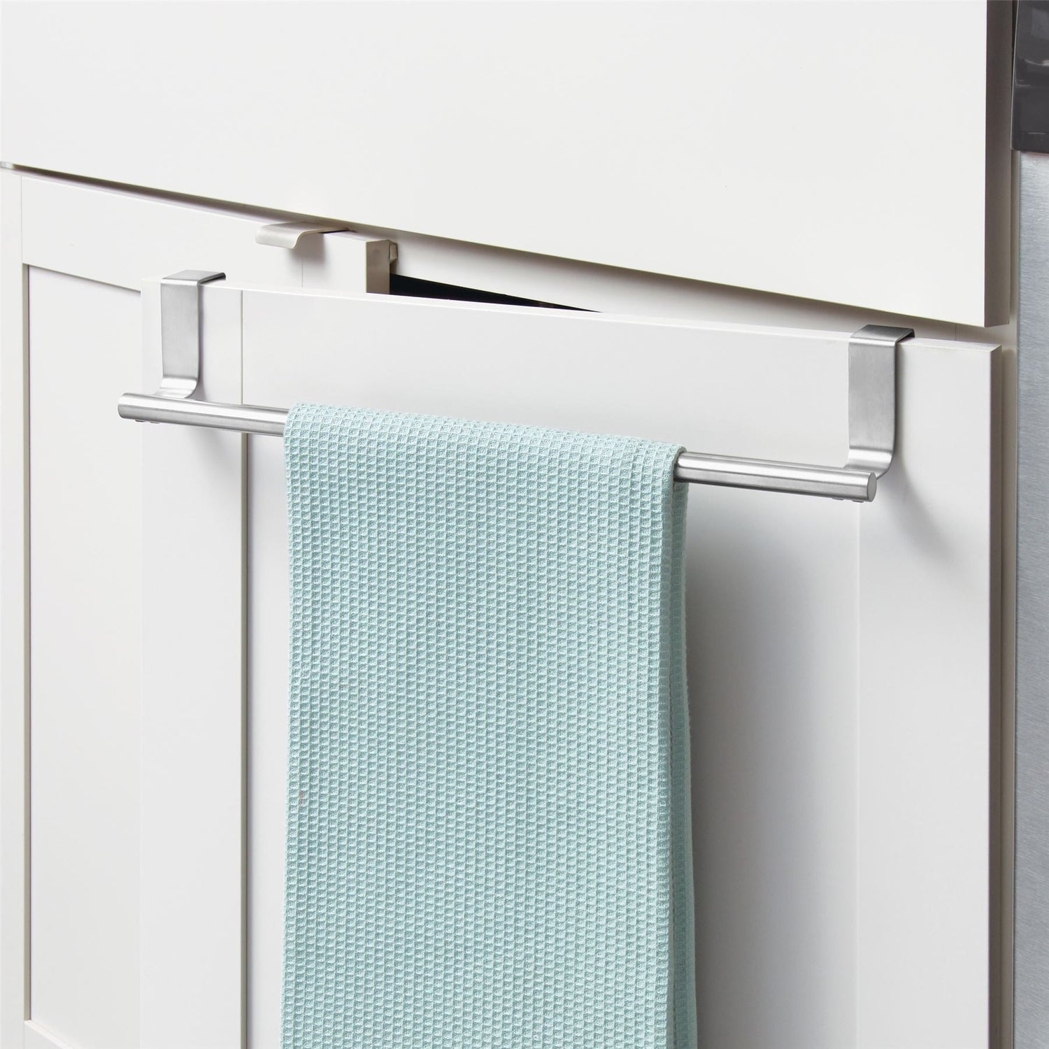 Over Cabinet Towel Bar - Not A Boring Box