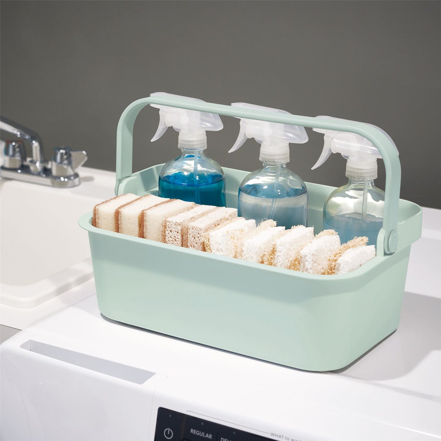 Storage Caddy with Handle - Recycled Plastic