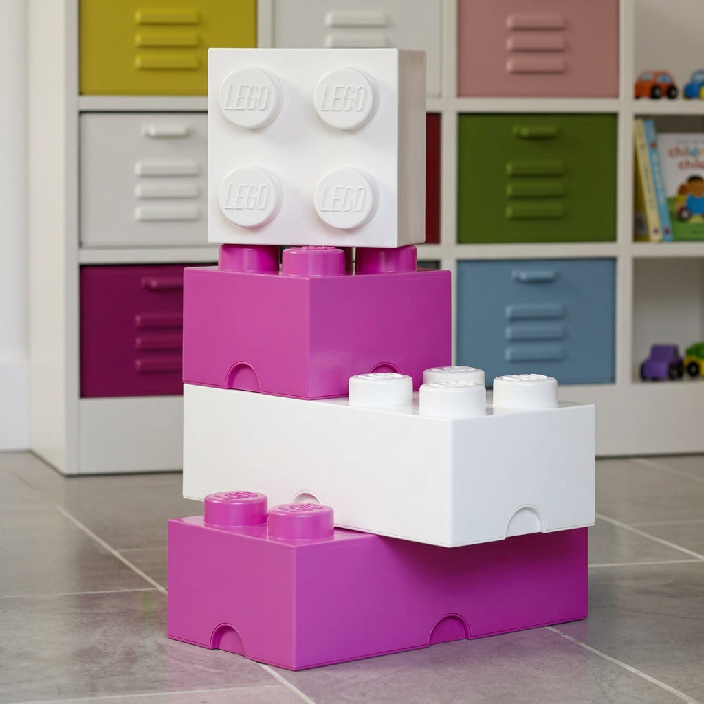 Giant Lego Storage Blocks - Baby Girl Bundle