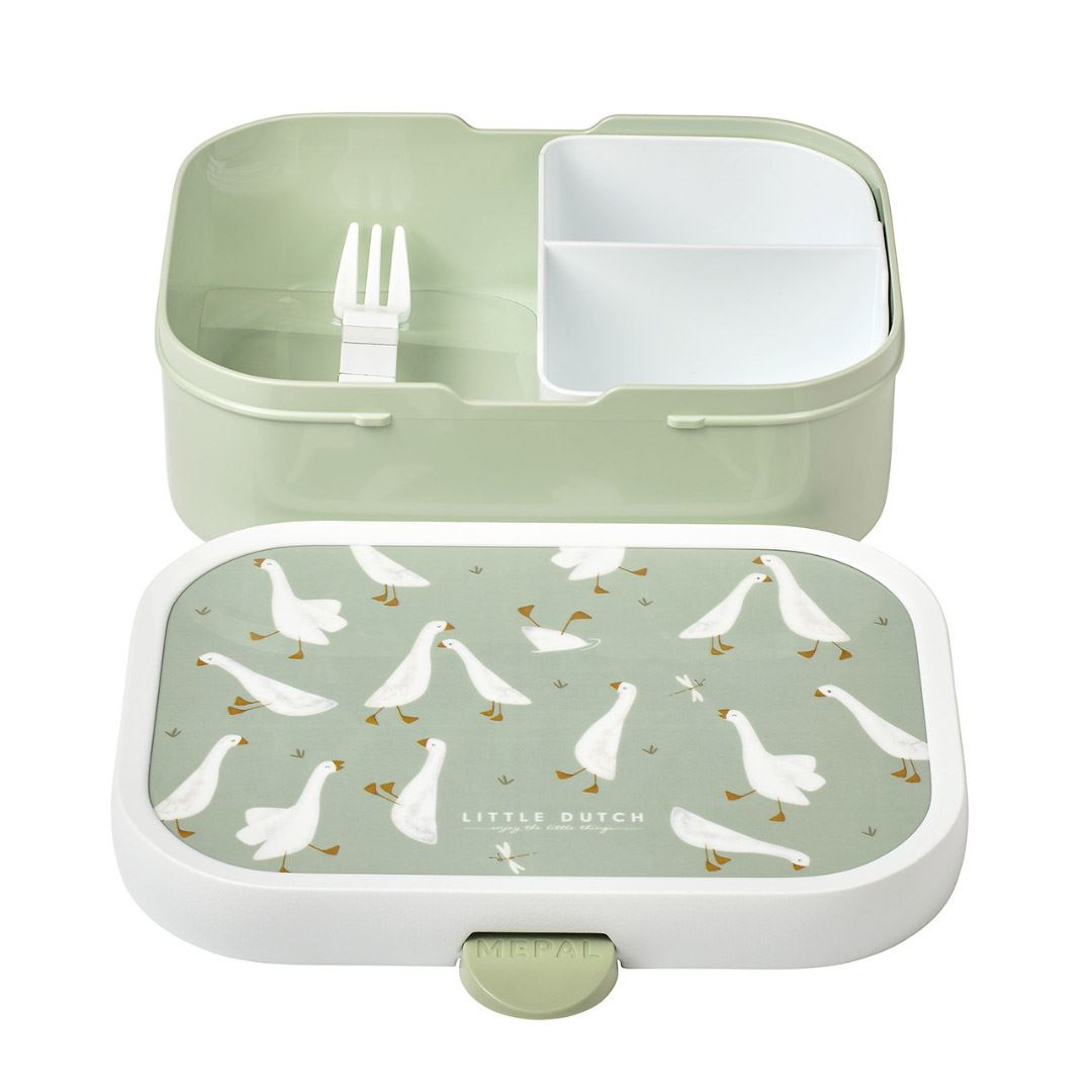 Lunch Box with Bento Tray and Fork - Not A Boring Box