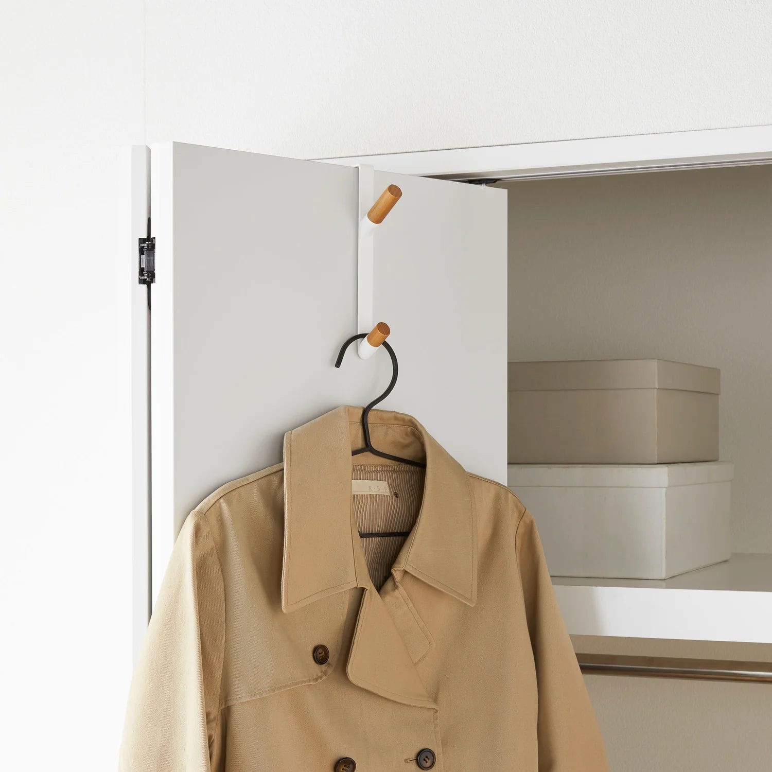 Over Door Double Hook Slim