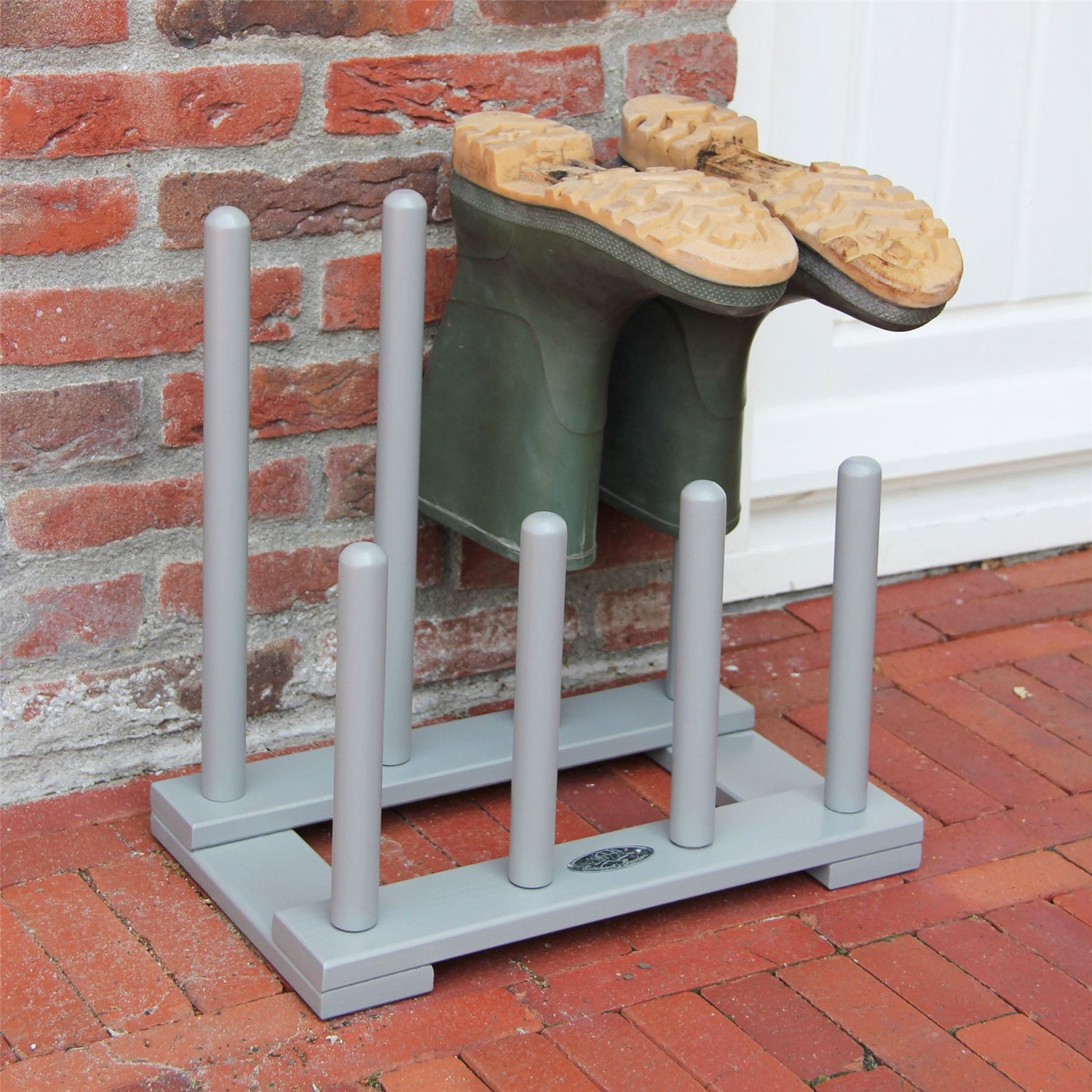 Wooden Wellington Boot Rack - Not A Boring Box APFE