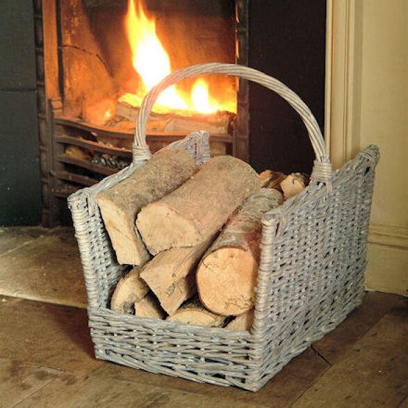 Wicker Log Carrier