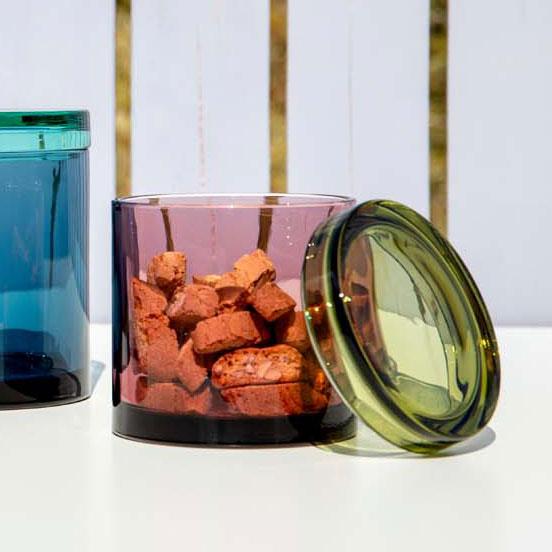 Medium Lidded Glass Storage Jar - Not A Boring Box APFE