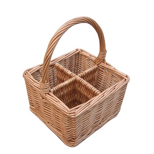 Wicker Cutlery & Condiment Organiser - Not A Boring Box