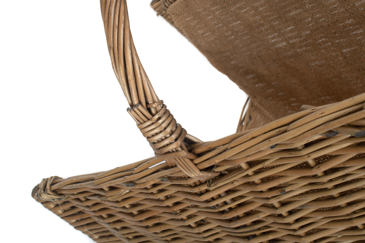 Handmade Contemporary Log Basket With Lining - Not A Boring Box