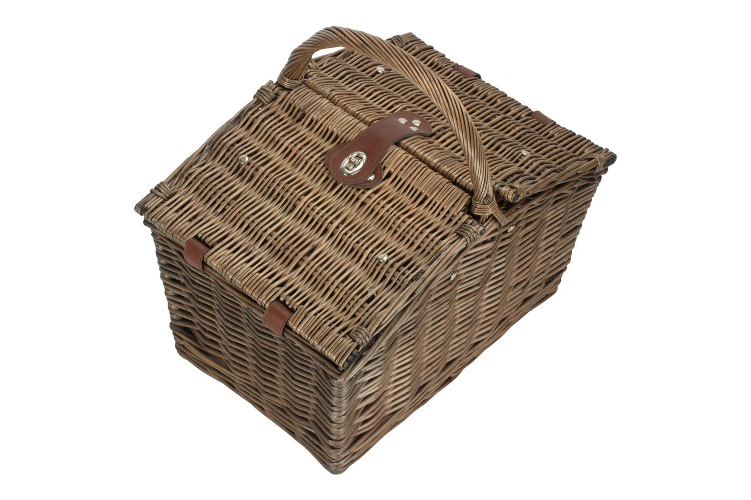 2 Person Slope-Sided Picnic Hamper With Chiller Lining - Not A Boring Box
