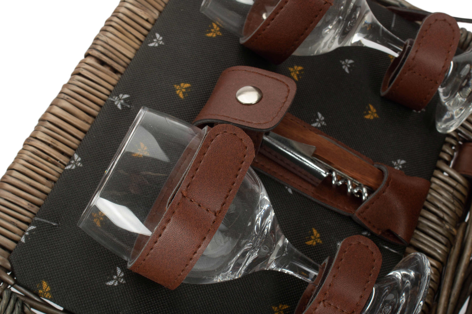 2 Person Slope-Sided Picnic Hamper With Chiller Lining - Not A Boring Box