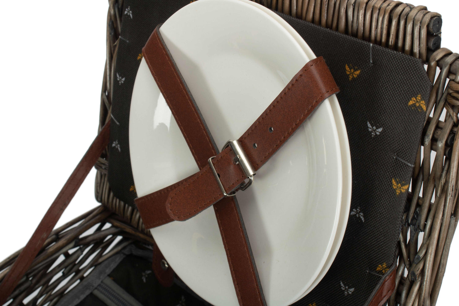 2 Person Slope-Sided Picnic Hamper With Chiller Lining - Not A Boring Box