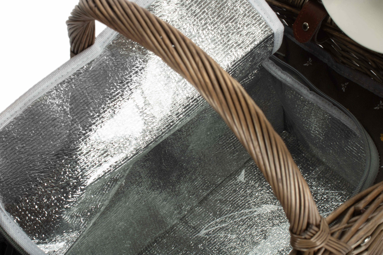 2 Person Slope-Sided Picnic Hamper With Chiller Lining - Not A Boring Box