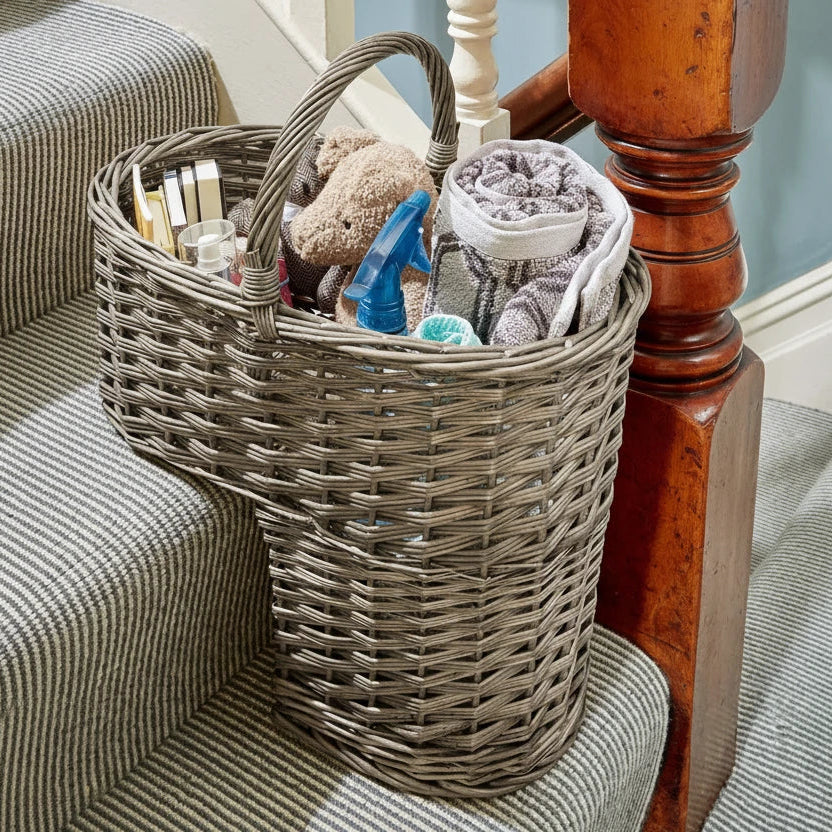 Stair Basket With Handle
