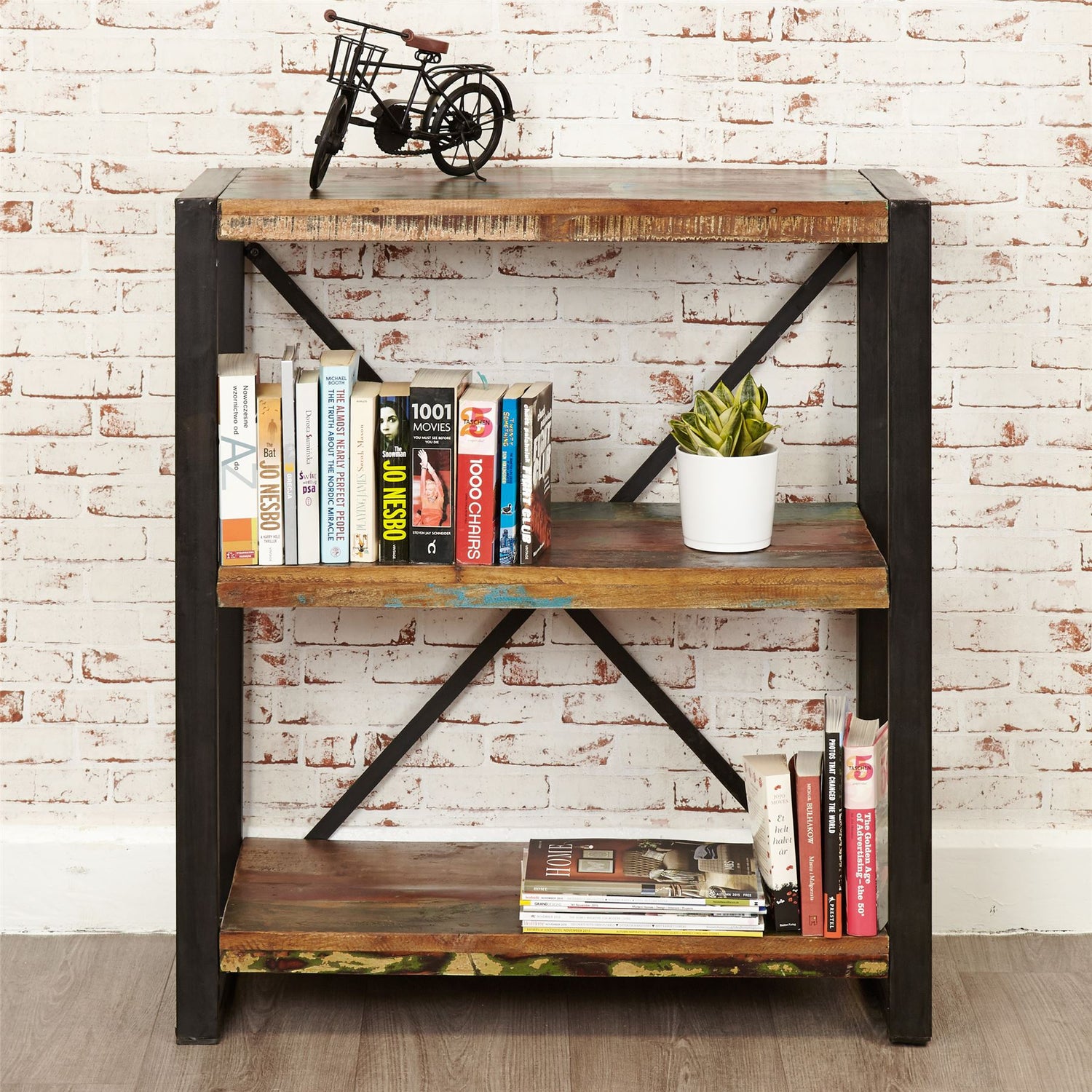 Low Open Bookcase - Urban Chic