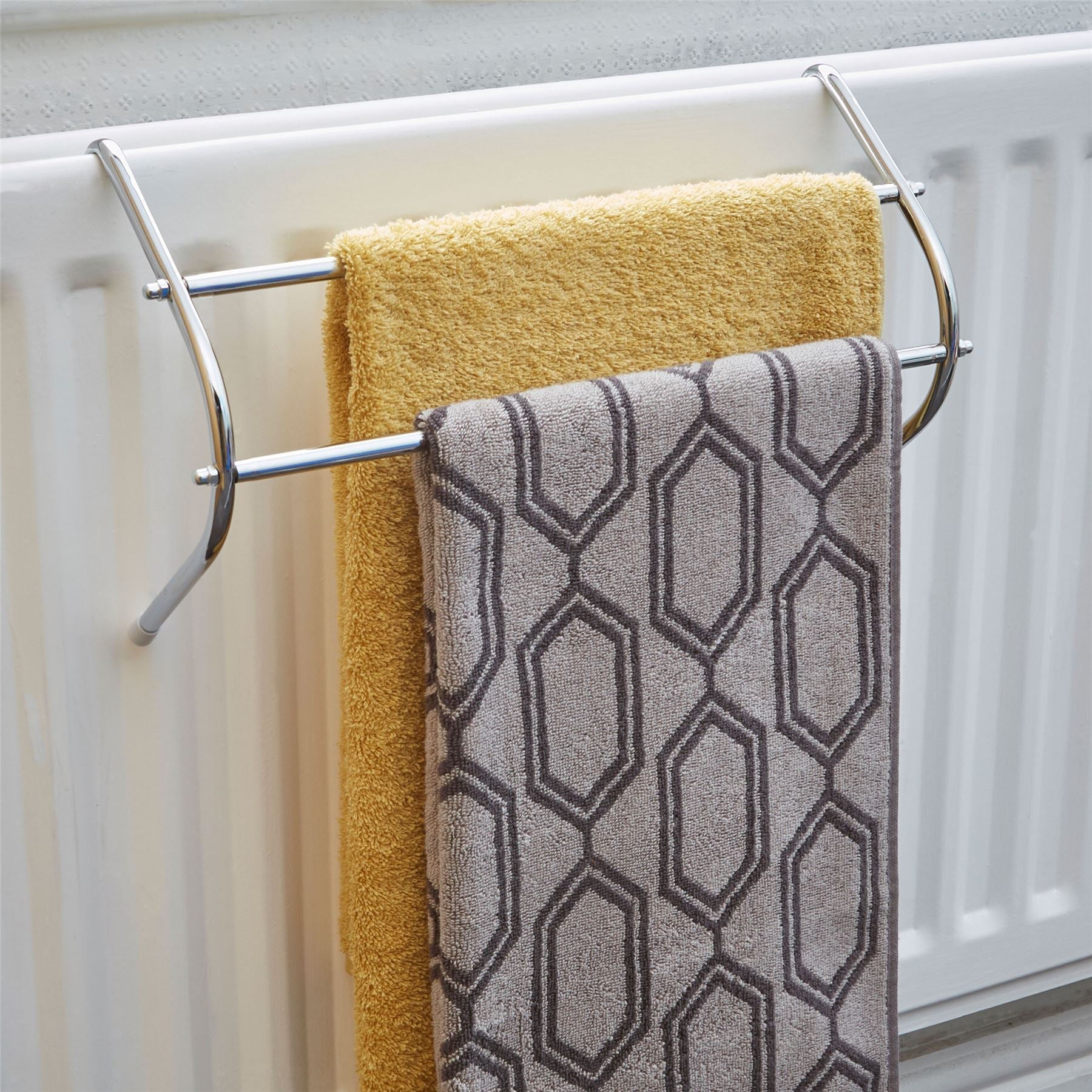 Small Radiator Drying Rack Extending Radiator Clothes Airer - Technical View