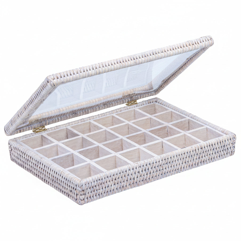 Luxury Rattan Nespresso Pod Storage Box