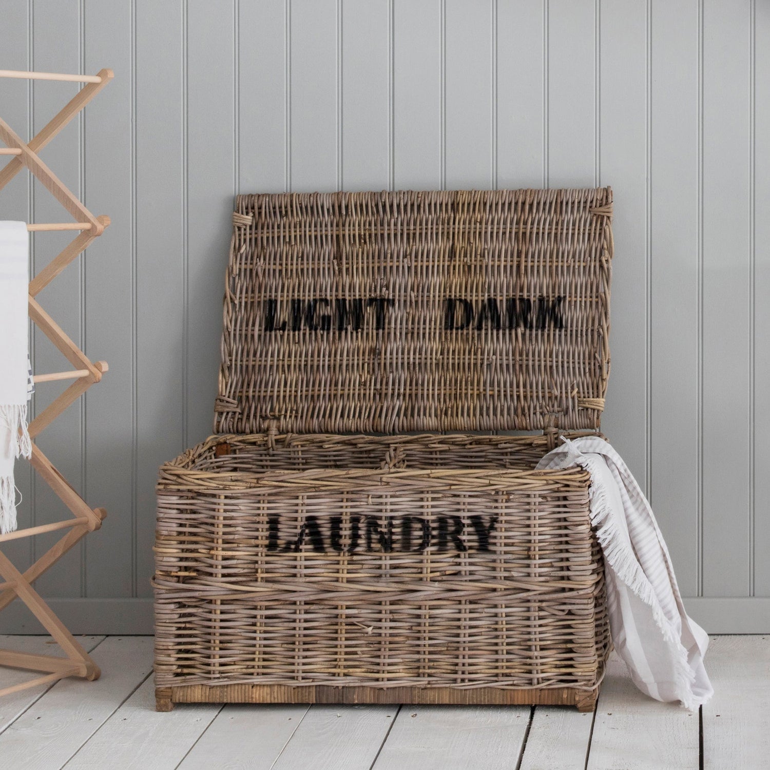 Wicker Laundry Sorter Hamper
