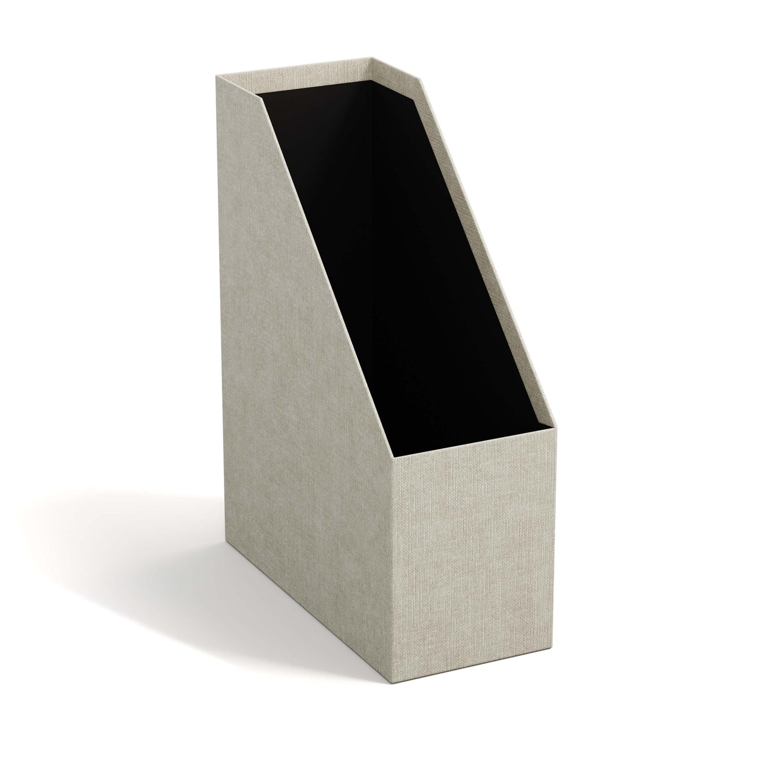 Bigso Estelle Magazine & File Holder Luxury Linen Laminate