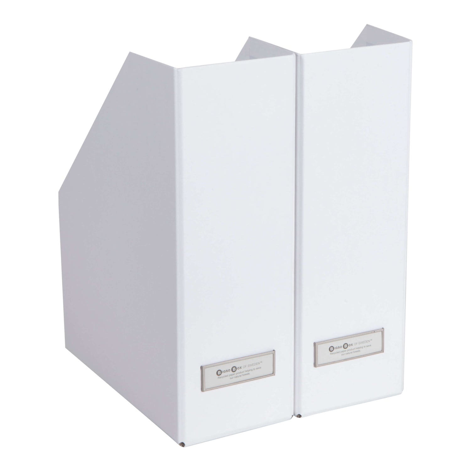 Set of Two File & Magazine Holders- William