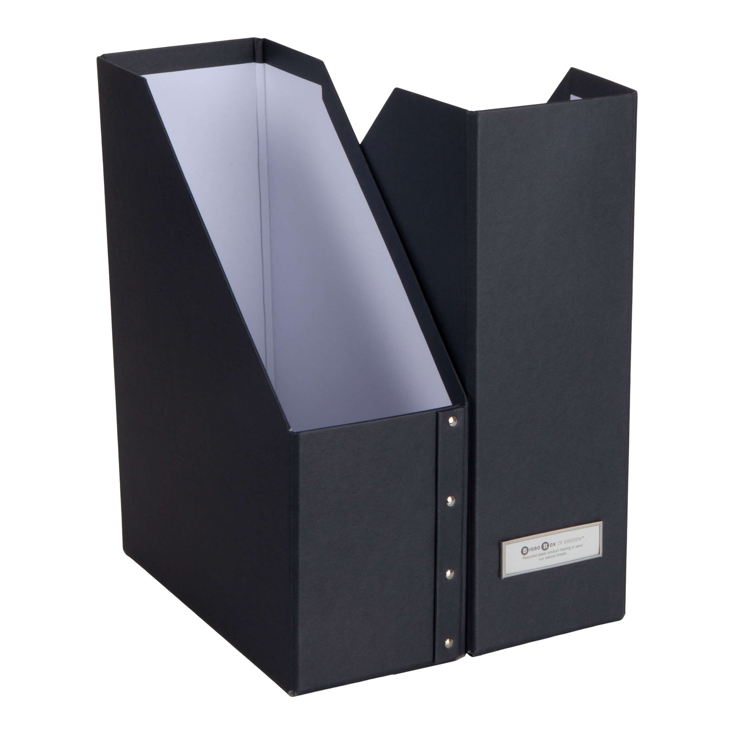 Set of Two File & Magazine Holders- William