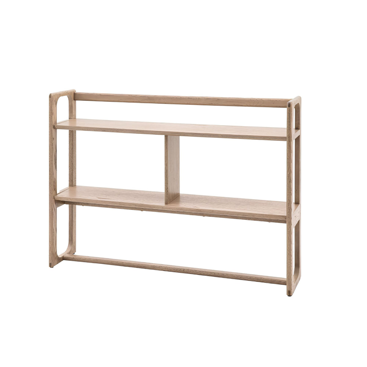 Smoked Oak Console Shelving