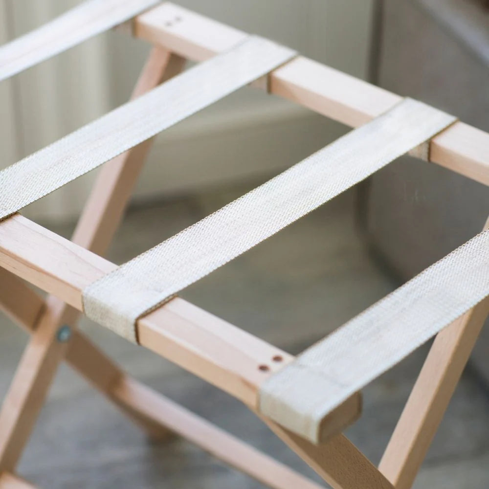 Suitcase / Luggage Rack - Wooden - Not A Boring Box