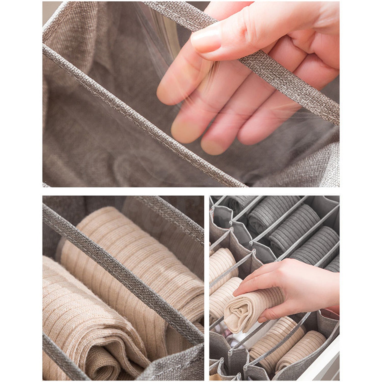 organisers for travel or drawers. great for bras, knickers and socks