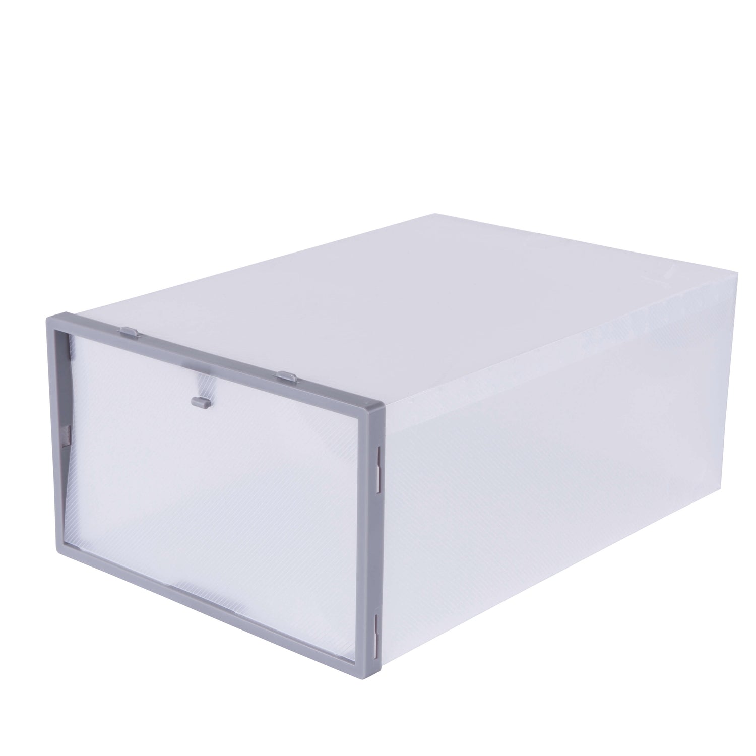 Set of 2 Stackable Men’s Shoe Storage Boxes