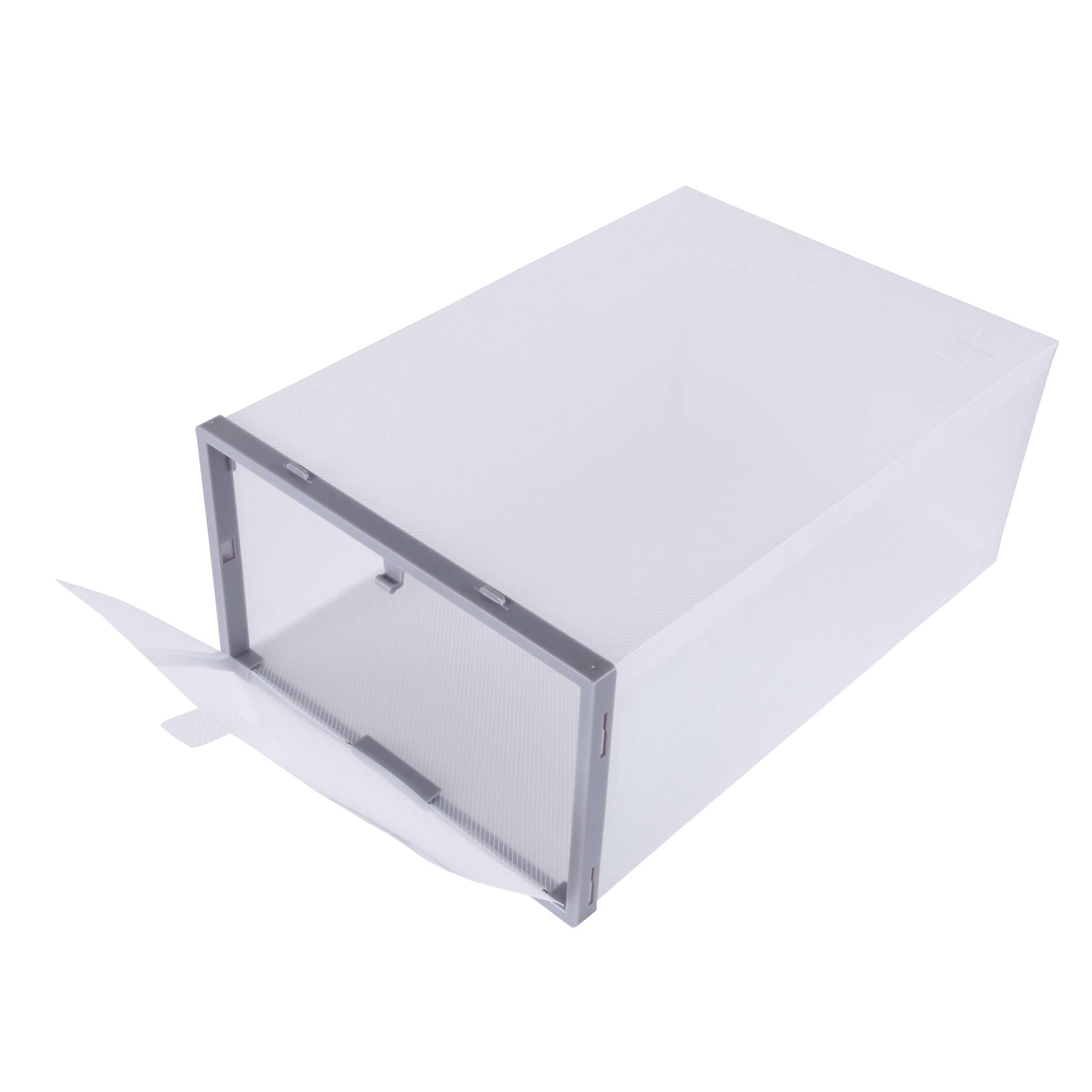 Set of 2 Stackable Men’s Shoe Storage Boxes