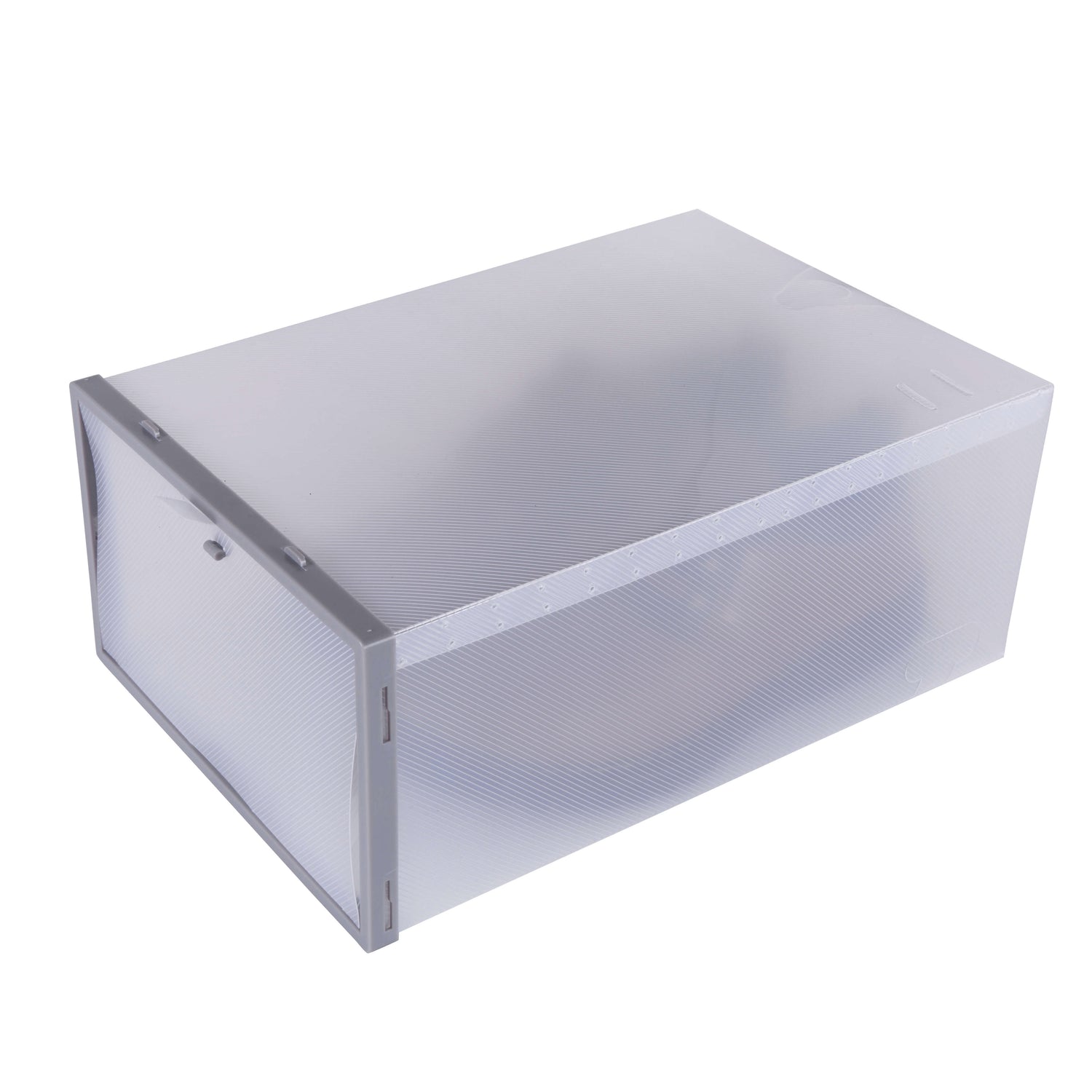 Set of 2 Stackable Men’s Shoe Storage Boxes