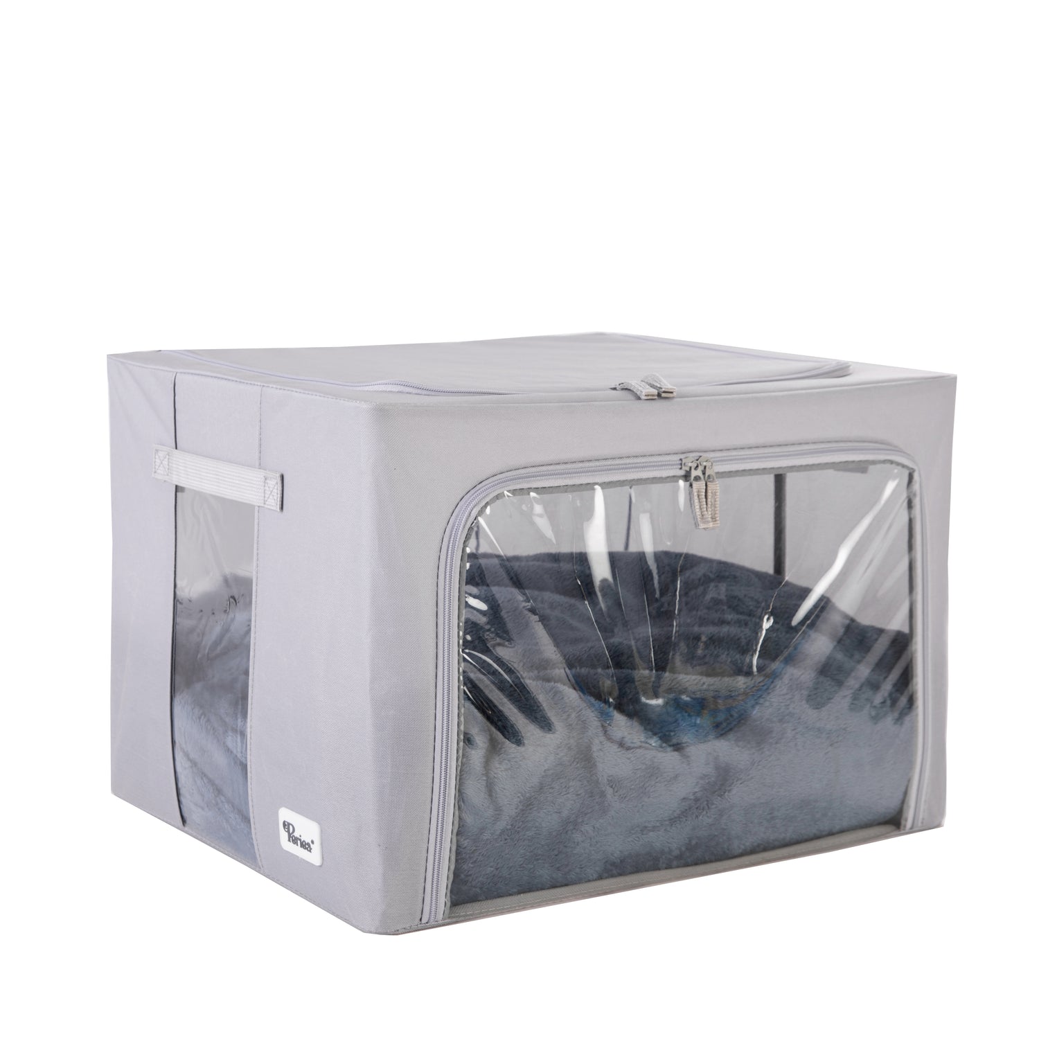 Stackable smart space saving storage box. A must have idea for organising bedding and out of season clothing