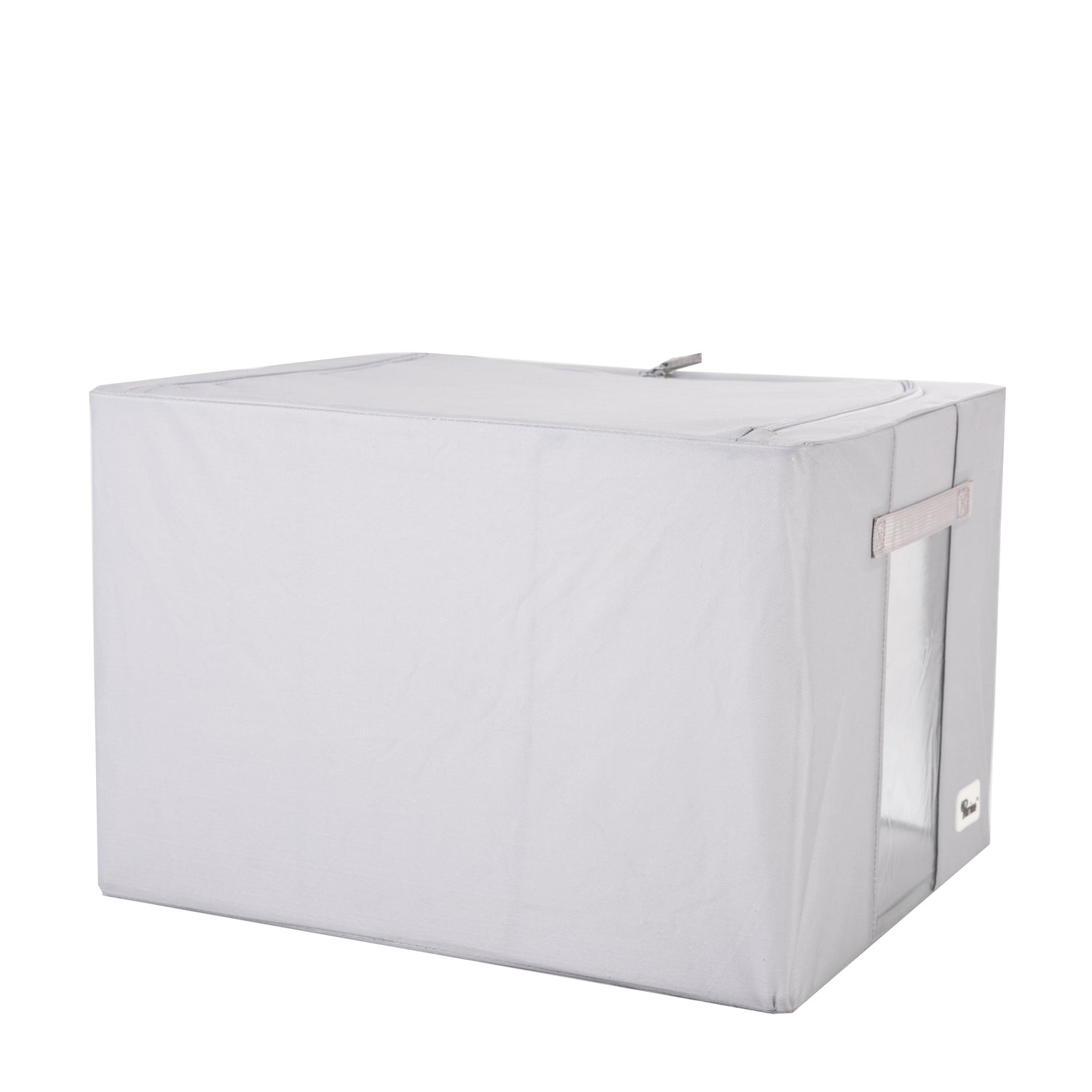 metal framed smart space saving storage box. A must have idea for organising bedding, towels etc