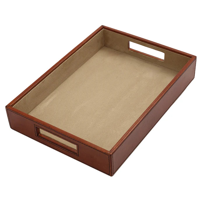 Luxury Leather Paper In-tray