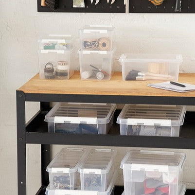 Smartstore™ Classic 7.5L Clear Plastic Storage Box With Lid - Not A Boring Box