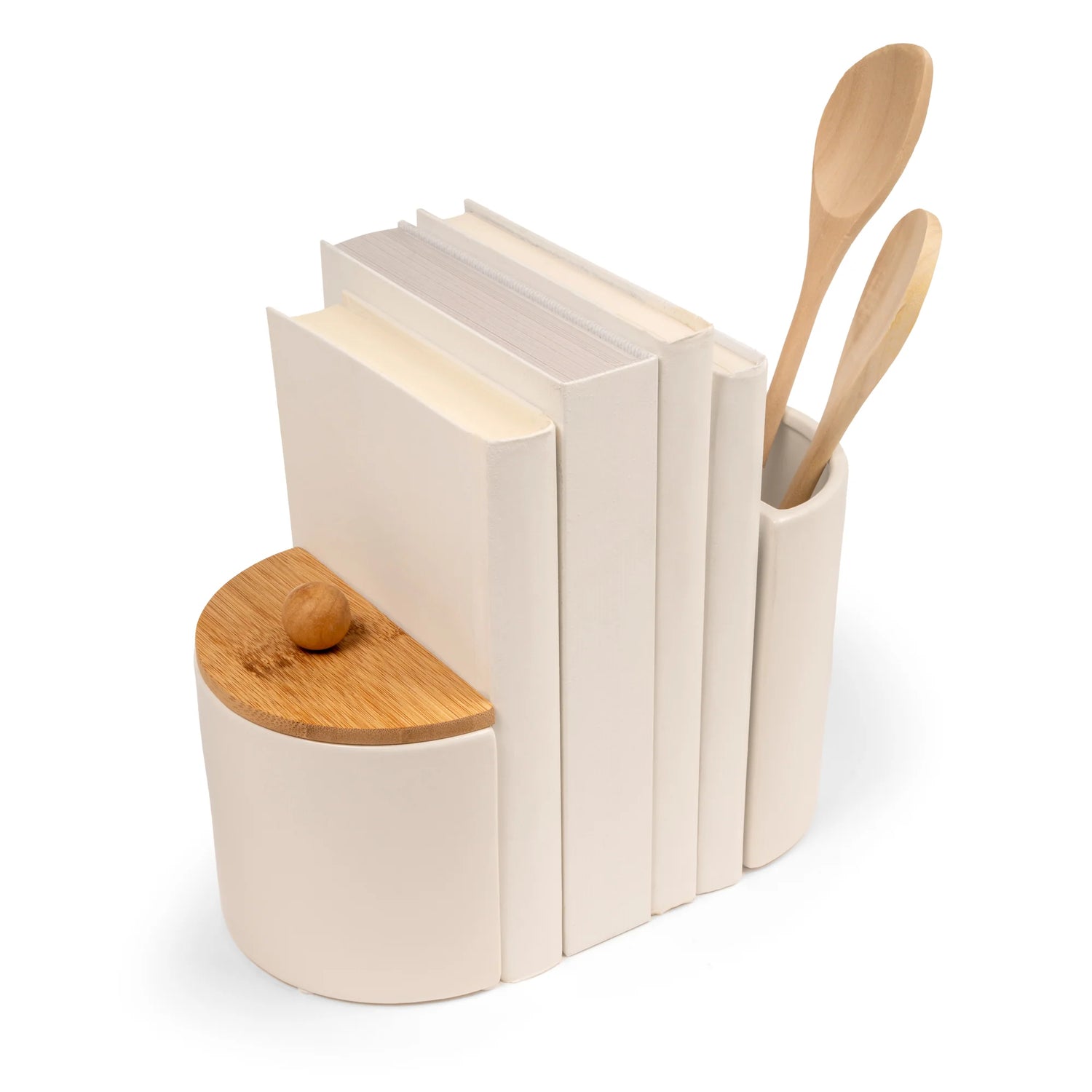 Storage Pot Cook Book Ends