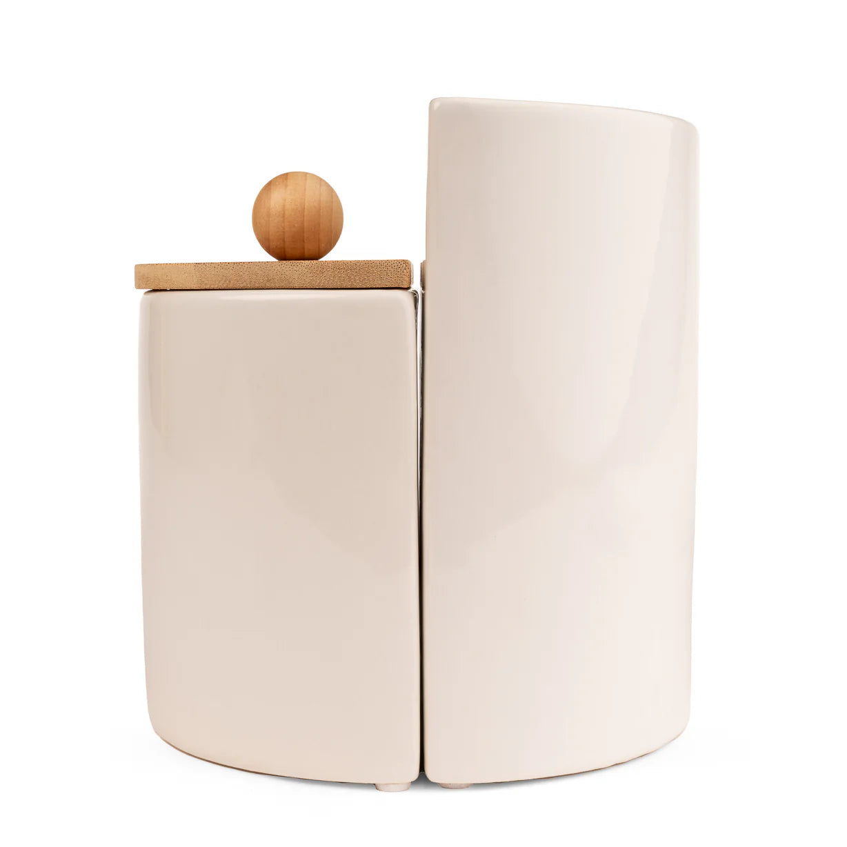 Storage Pot Cook Book Ends