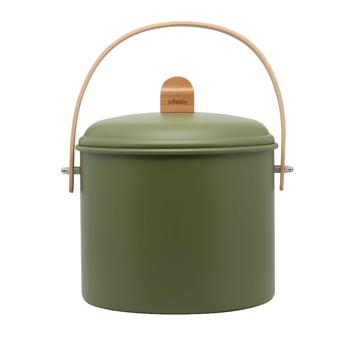 Compost Bucket with Bamboo Handle