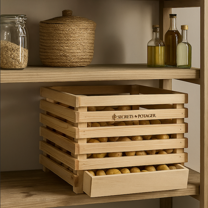 Wooden Potato Crate - Not A Boring Box