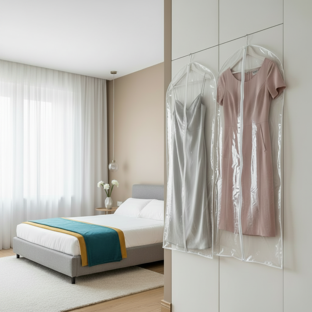 2 x Long Garment Covers