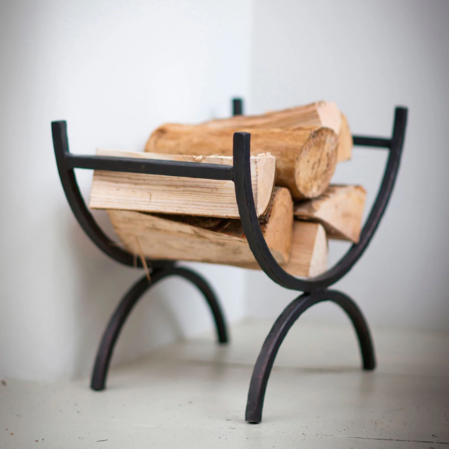 Wrought Iron Log Holder