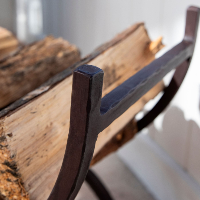 Wrought Iron Log Holder