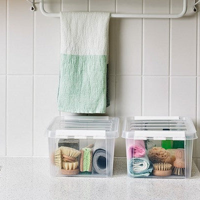 SmartStore™ Classic 8L Clear Plastic Storage Box with Lid