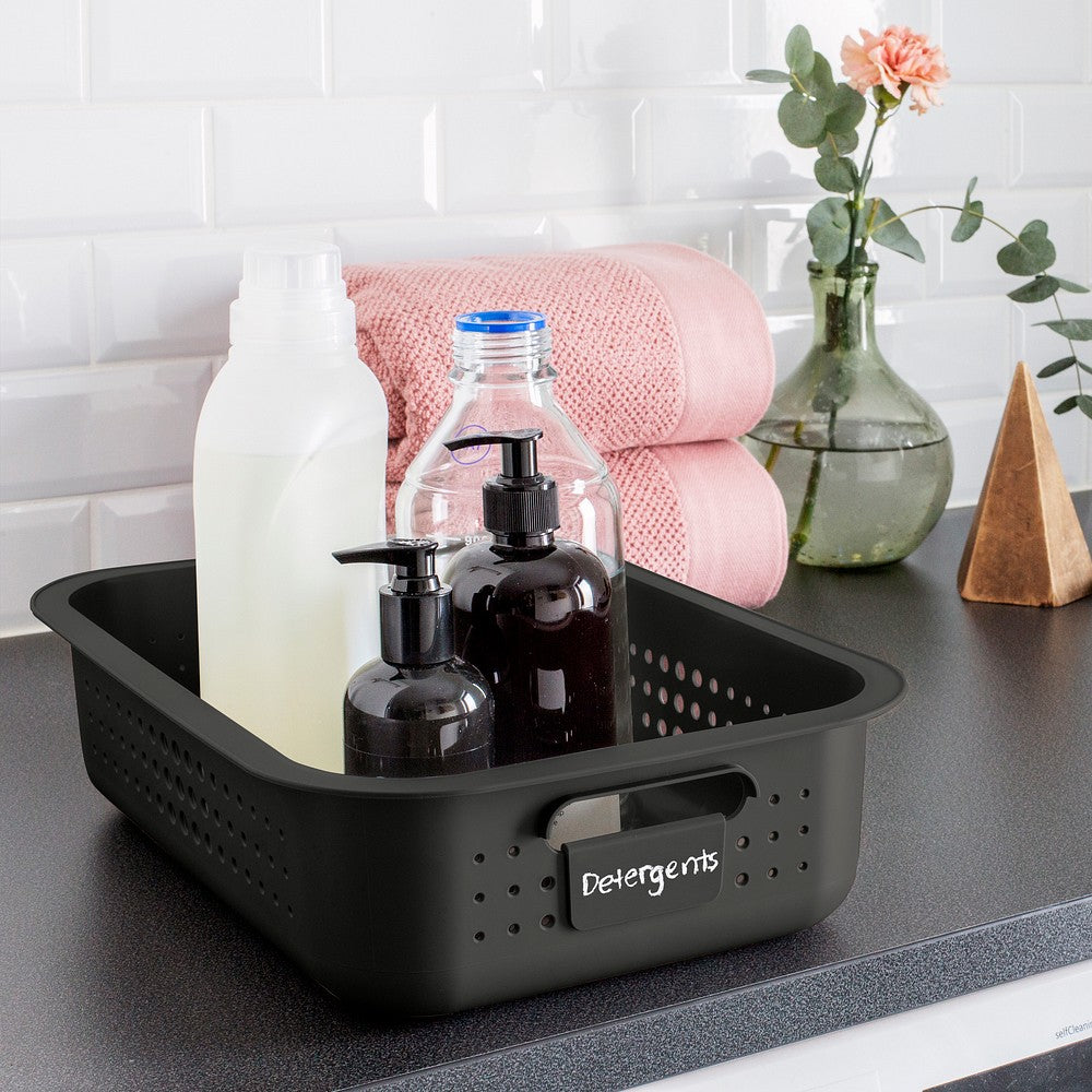 Dark Grey Smartstore Basket - Shallow