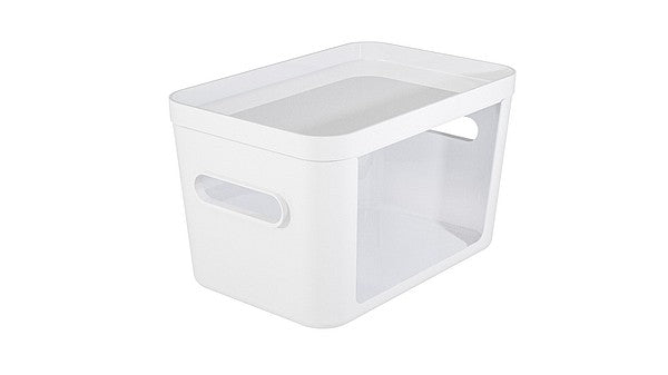 Open Front - Medium Stacking Lidded Fridge Storage Box - Not A Boring Box
