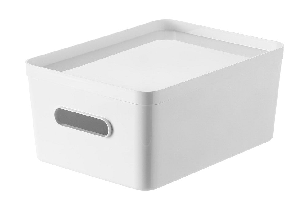 Large Clear Stacking Lidded Fridge Storage Box