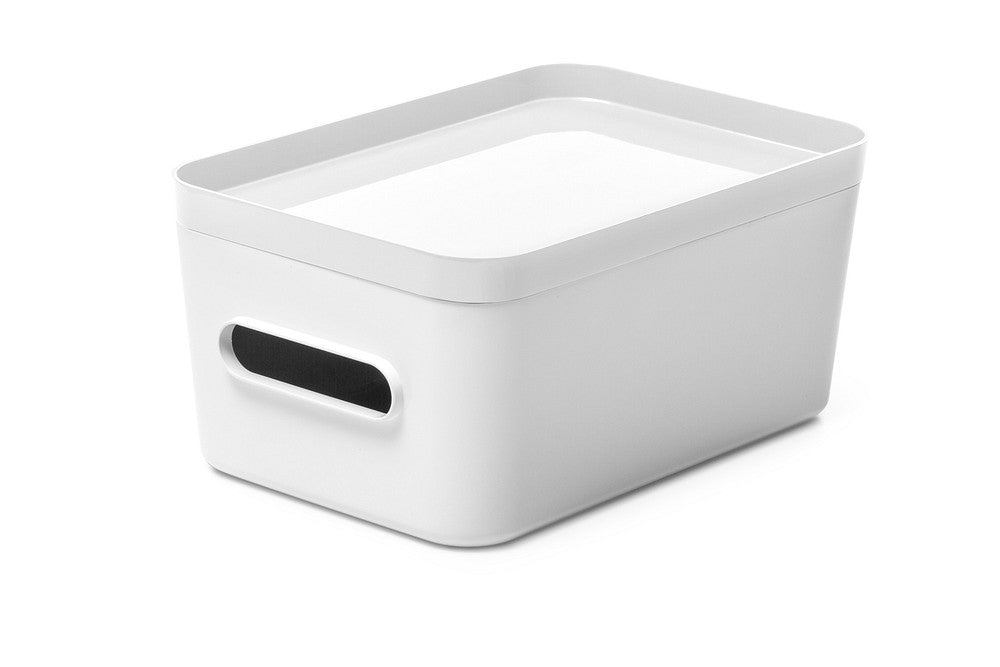 Medium Clear Stacking Lidded Fridge Storage Box