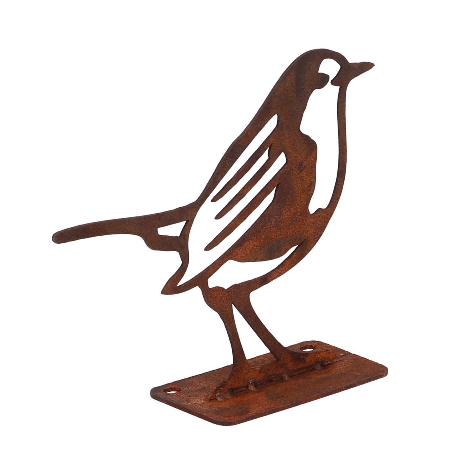 Rustic Metal Bird Silhouette Garden Bird Silhouette Ornament